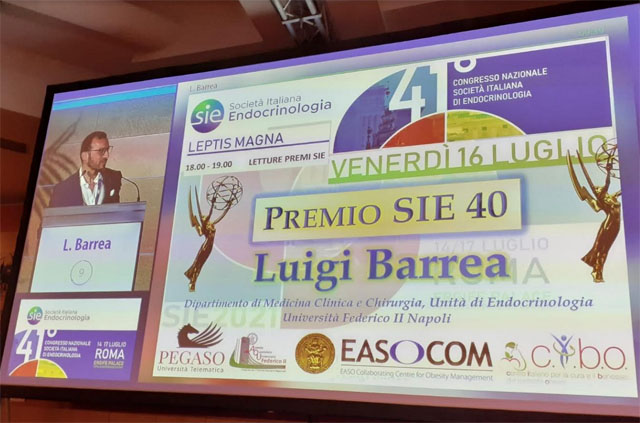 È il torremaggiorese Luigi Barrea il miglior Ricercatore in Endocrinologia under 40 d’Italia