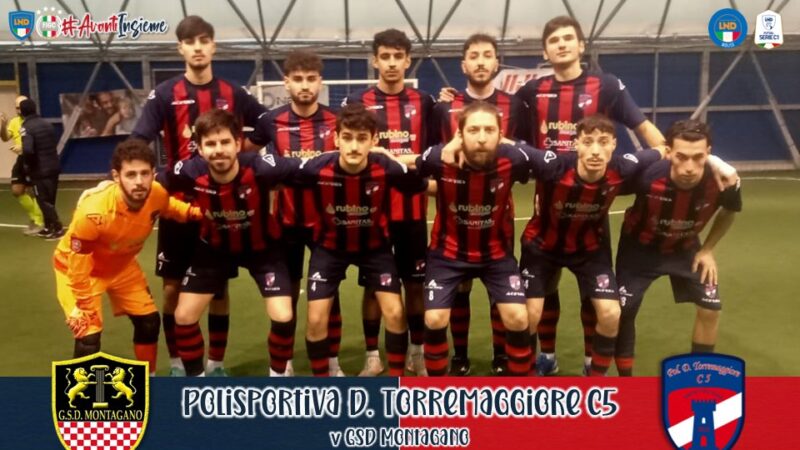 La Polisportiva Torremaggiore Calcio a Cinque ha battuto 5 a 1 il Gsd Montagano