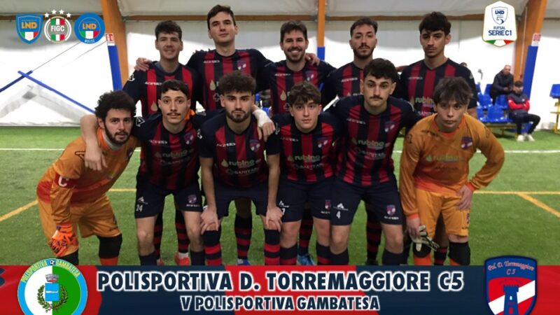 Trionfo netto della Polisportiva Torremaggiore Calcio a Cinque: 6 a 1 contro la Polisportiva Gambatesa